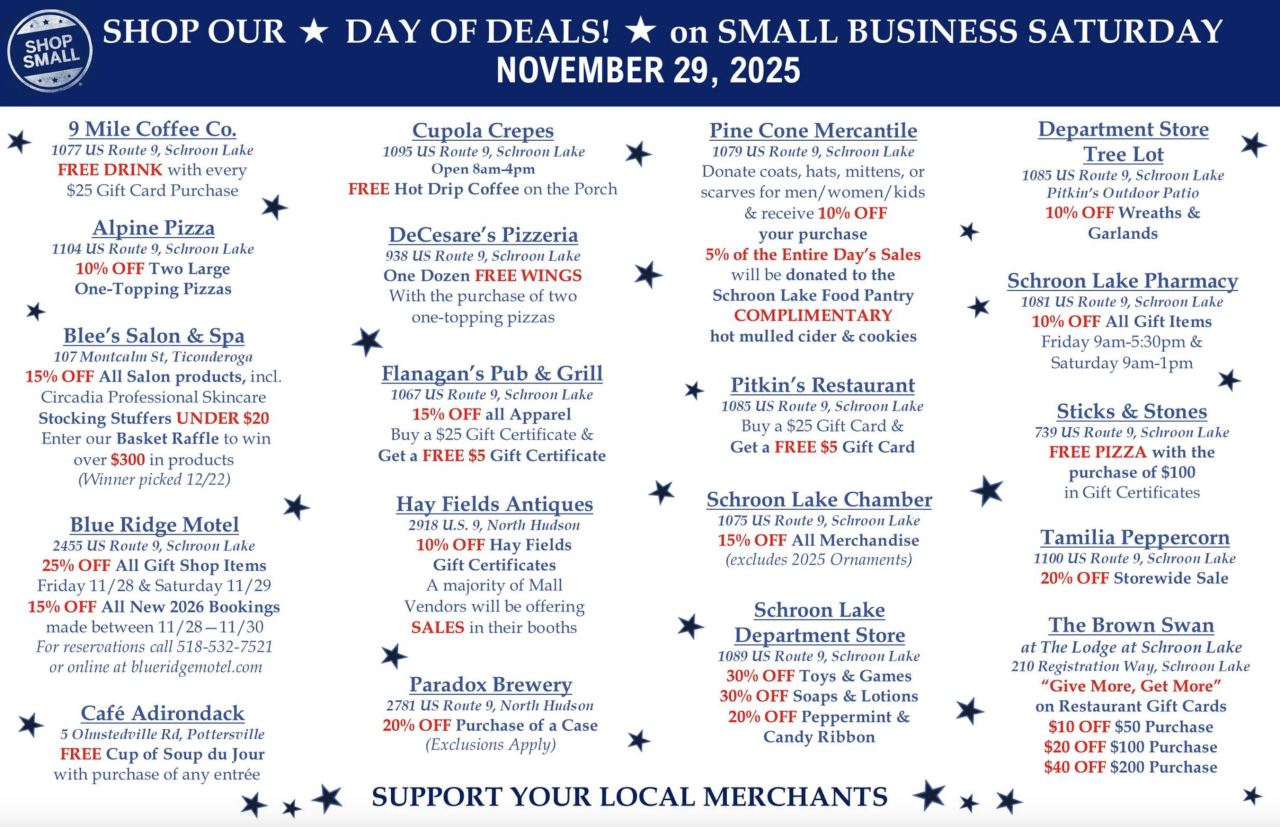 small business saturday deals